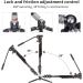 Cayer CF34 Carbon Fiber 71 Video Monopod Kit with Fluid Head and Folding Base - DSLR & Camcorder Telescopic Monopod Set - Buy Online on GoSupps.com