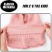 Fadcaer Kids Winter Hat Hooded Scarf Set with Double Pom Pom, Earflap Beanies Caps for 2-5 Years Old Girls Boys - Pink - Buy Online on GoSupps.com