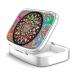 Pill dose 2 compartments of medicine pill portable pill box for bag or wallet Pillendose decorative metal medicine vitamin organizer Unique gift 1 piece 25-color mandala