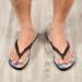 Buy Mnsruu Paw Print Flip Flops Size XXL for Men & Women | Stylish & Comfortable Footwear for Pet Lovers - Buy Online on GoSupps.com