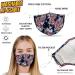 Washable Floral Face Masks for Women with Nose Wire | 3 Layers Cotton | Filter Pocket | Adjustable Ear Loops | Pack of 2 - Buy Online on GoSupps.com
