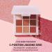 Eye Makeup Palette 9 Colors Eye Makeup Palette Waterproof Eye Shadow Powder Bright and Warm Colorful Eye Shadows Makeup Pallet Set Frifer 03 - Buy Online on GoSupps.com