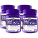 ZzzQuil Pure Zzzs Melatonin Sleep Aid Gummies with Lavender Valerian Root and Chamomile Natural Wildberry Vanilla Flavor Non-Habit Forming Drug-Free 24 Gummies (Pack of 4) 24 Count (Pack of 4)