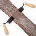 Rianpesn 8-Inch Stainless Steel Zehmesser - Curved & Straight Portable Train Knife with Wood Handle | Ideal for Shaving & Hand Tools - Buy Online on GoSupps.com