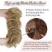 Shop RUWISS Informal Hair Pick & 100% Real Hair Scrunchies for Women - Blond Mixed (Hellblond) | Durable Hair Extensions & Accessories - Buy Online on GoSupps.com