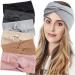 VEGCOO Women's Winter Hairband 6 Pieces Wide Twisted Elastic Headband Sports Yoga Hairbands for Women Girls (6 Pieces)