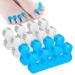 Molain 4 Pack Silicone Toe Separator for Feet Gel Nail Polish Toe Spacers for Men and Women Straighteners and Correctors for Overlapping Toes Bunions Hammer Toe Foot Pain Relief Style C