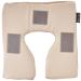 Master Massage ErgonomicDream Face Cushion Pillow - Memory Foam Headrest Cradle in Cream - Buy Online on GoSupps.com
