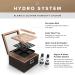Cedar Humidor with Digital Hygrometer, Humidifier, Accessory Drawer - Holds 25-50 Cigars - Buy Online on GoSupps.com