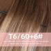 Vlasy Seamless Straight Human Hair Clip in Extensions T6/60+6# 16 Inch (80 g) - Natural Thick 7 Pieces for Women - Buy Online on GoSupps.com