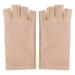 Professional UV Protective Gloves for Nail Art - Anti-UV Fiber Cotton Manicure Tool - Beige - Shop Internationally! - Buy Online on GoSupps.com