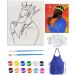 2 Pack Afro King Queen Love Couple Canvas Painting Kit - DIY Date Night Party Favor | Pre Drawn Stretched Canvas Birthday Gift for Couples - BLM Inspired - Buy Online on GoSupps.com