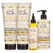 Carol's Daughter Goddess Strength Sulfate Free Shampoo  Hair Conditioner  Leave In Conditioner & Hair Treatment Oil made with Castor Oil (4 Products) Hair Care Gift Set