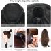 Hair Extensions for Women 26 inch Black Ponytail Extension Drawstring Ponytail for Black Women Long Wavy Pony Tails Hair Extensions Synthetic Hair Extensions Ponytail for Daily Use (Color: Black) #1b - Buy Online on GoSupps.com