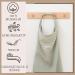 Bisoo Nursing Cover - Adjustable 100% Muslin Scarf Breathable & Multifunctional with Storage Bag - Ideal for On-the-Go Nursing - Mint Color - Buy Online on GoSupps.com