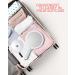 NICARE Makeup Mirror with Lights | 1X/5X Magnifying | 3 Colors LED | 360 Rotation | Magnetic Base | Travel Cosmetic Mirror - Buy Online on GoSupps.com