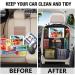 OKEECA Car Back Seat Organisers with 10 Protectors - Kid-Friendly Car Organizer with 8 Pockets - Kick Mat for Toys, Drinks, Snacks - Car Accessories for Kids & Toddlers - Buy Online on GoSupps.com