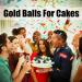 32PCS Gold Balls for Cakes Gold Cake Decorations Beautify Cake for Birthday Party Wedding Baby Shower Graduation Celebrations Gold Cake Balls Decorations for Christmas Party Anniversary - Buy Online on GoSupps.com