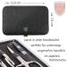 Buy Three Swords Germany 6 pcs Manicure Set 'Genova' - Premium Synthetic Leather Nail Care Kit with Scissors Clippers and Tweezers - International Shipping Available - Buy Online on GoSupps.com