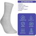 Crew Cotton Diabetic Socks for Men and Women - Size 13-15, Black (6 Pairs) - Buy Online on GoSupps.com