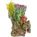 Nobby Aqua Ornaments CORAL with Plants - 15.5 x 9 x 10.5 cm | Perfect for Aquariums | International Shipping Available - Buy Online on GoSupps.com