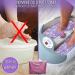 Jelly Pedicure Packs - Moisturizing Lavender Foot Soak for Dry Cracked Feet | Spa Pedi Soak with Salts for Relaxing Sore Feet - Buy Online on GoSupps.com