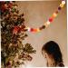 Cabilock String Wool Felt String Festival Hanging Decoration Colorful Pom Pom Garland Hairball Colorful Ball Assorted Color 1 220.00X2.00X2.00CM - Buy Online on GoSupps.com