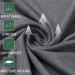 Carwornic Men's Long-Sleeved Half Zip Sport Shirt - Breathable 1/4 Zip Pullover for Gym Jogging & Training - Dark Gray - Buy Online on GoSupps.com