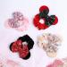 4Pcs Mouse Ears Sequin Velvet Hair Scrunchies - Cute Sparkle Bow Hair Accessories for Women and Girls - Buy Online on GoSupps.com