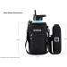 IRON FLASK Carrier Sleeve - Adjustable Shoulder Strap Holder for 32oz-40oz Bottles, Midnight Black - Buy Online on GoSupps.com