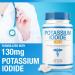 Potassium Iodide Tablets 130mg - Thyroid & Emergency Support Supplement (60 Capsules) - USA Made - Buy Online on GoSupps.com
