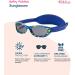 Kiddus Baby Sunglasses for Newborn Boys Girls Toddler | Blue Dino Pattern | UV400 Protection | Ages 0 months-2 years - Buy Online on GoSupps.com