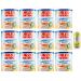 Orzo Bimbo Cappuccino D'orzo Solubile Lot de 12 cappuccino solubles l'orge - Alternative sans caf ine de 150 g + 1 bo te de th glac San Benedetto au citron sans sucre - 330 ml
