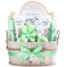 Spa Gift Basket For Women and Men - Green Tea Home Spa Set 11 Pcs Women Bath Sets Includes Body Lotion, Hand Cream, Exfoliating Loofah, Birthday Gift Box Holiday Christmas Gifts Idea for Ladies