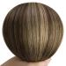 Youngsee 40cm Clip-in Extensions | Real Hair Ombre Dark Brown Balayage Caramel Blonde | 120g Remy Hair - Short Clip-in Extensions (7PCs) - Buy Online on GoSupps.com