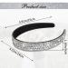 Sparkling Bling Black Headband for Women - Crystal Diamond Rhinestone Hair Accessories - Buy Online on GoSupps.com