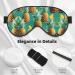 Psych Pineapple Quotes Print Sleep Mask - Double-Sided Eye Mask for Sound Sleep & Skin Care | Unisex Design - Buy Online on GoSupps.com