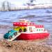 Wonder Wheels Ferry Floating Bath Toy Boat with Cars for Toddlers - Red/White (3 pcs) | Age 1+ | 100% Recyclable | VE1059Z - Buy Online on GoSupps.com