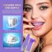 Purple Teeth Whitening Strips Color Correcting + Pap + Essential Oils Triple Action Powerful Formula Teeth Whitening Peroxide Free Sensitive Friendly Teeth Whitening Kit 28 Strips - Buy Online on GoSupps.com