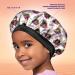Karma's World White Hearts Satin Bonnet - Premium Quality Sleep Cap for Hair Protection - Buy Online on GoSupps.com