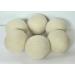 Organic Wool Dryer Balls by SIMPLIFY YOUR LIFE - Natural Fabric Softener X-Large Set of 6 for Eco-Friendly Laundry - Buy Online on GoSupps.com