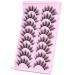 6D Cat Eye Anime Lashes - Wispy Natural Look with Clear Band | Faux Mink Extension for Fluffy, False Eyelashes - Pack of 6 - Buy Online on GoSupps.com