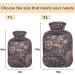 Shop Naanle Vintage Floral Deer Hot Water Bottle - 2L Transparent Heat & Cold Therapy for Pain Relief | Ideal for Bed Hands & Feet - Buy Online on GoSupps.com