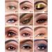 PICKX 12 Colors Cream Eyeshadow Stick Set Waterproof and color lasting eye shadow color-rich eyeshadow matte & pearlescent eyeshadow Fine-nib eyeshadow for detailed lines delicate and compact (B) - Buy Online on GoSupps.com