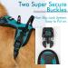 Rabbitgoo No Pull Dog Harness for Small Dogs - Adjustable Breathable Safe Blue-Green XS (1 Pack) - Perfect for Training & Cuddling - Buy Online on GoSupps.com