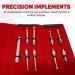 Zenia Professional 8 Piece Blackhead Remover Kit with Detachable Rod | Surgical Steel Skin Care Tools for Blackhead & Whitehead Pimple Extraction - Buy Online on GoSupps.com