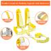 Toddler Safety Harness with Lock and Anti Lost Wrist Link, Reflective Tape Liner - Yellow Leash (6.5ft) - Buy Online on GoSupps.com