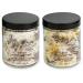 Hemlock Park Natural Essential Oil Bath Soak | Soothing Mineral Sea Salt and Botanicals (Detox & Calm  2 Jar Set) Detox & Calm 2 Jar Set