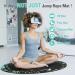 Large Rubber Exercise Mat for Home Gym Flooring | Non-Slip Oval Design for Rope Protection - Green - Buy Online on GoSupps.com