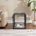 Bone Dry Large Gray Striped Pet Cage Mat - Absorbent and Durable - Buy Online on GoSupps.com